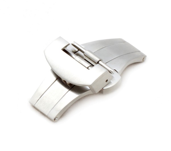 Deployment Clasp Firenze, silver brushed