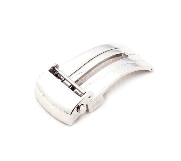 Deployment Clasp Commander, silver polished