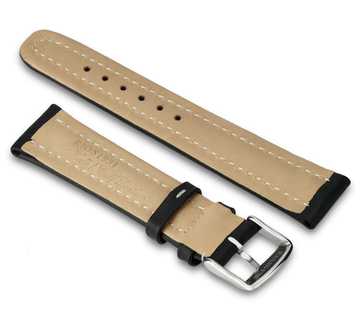 RIOS1931 Uhrenarmband Kalbsleder 