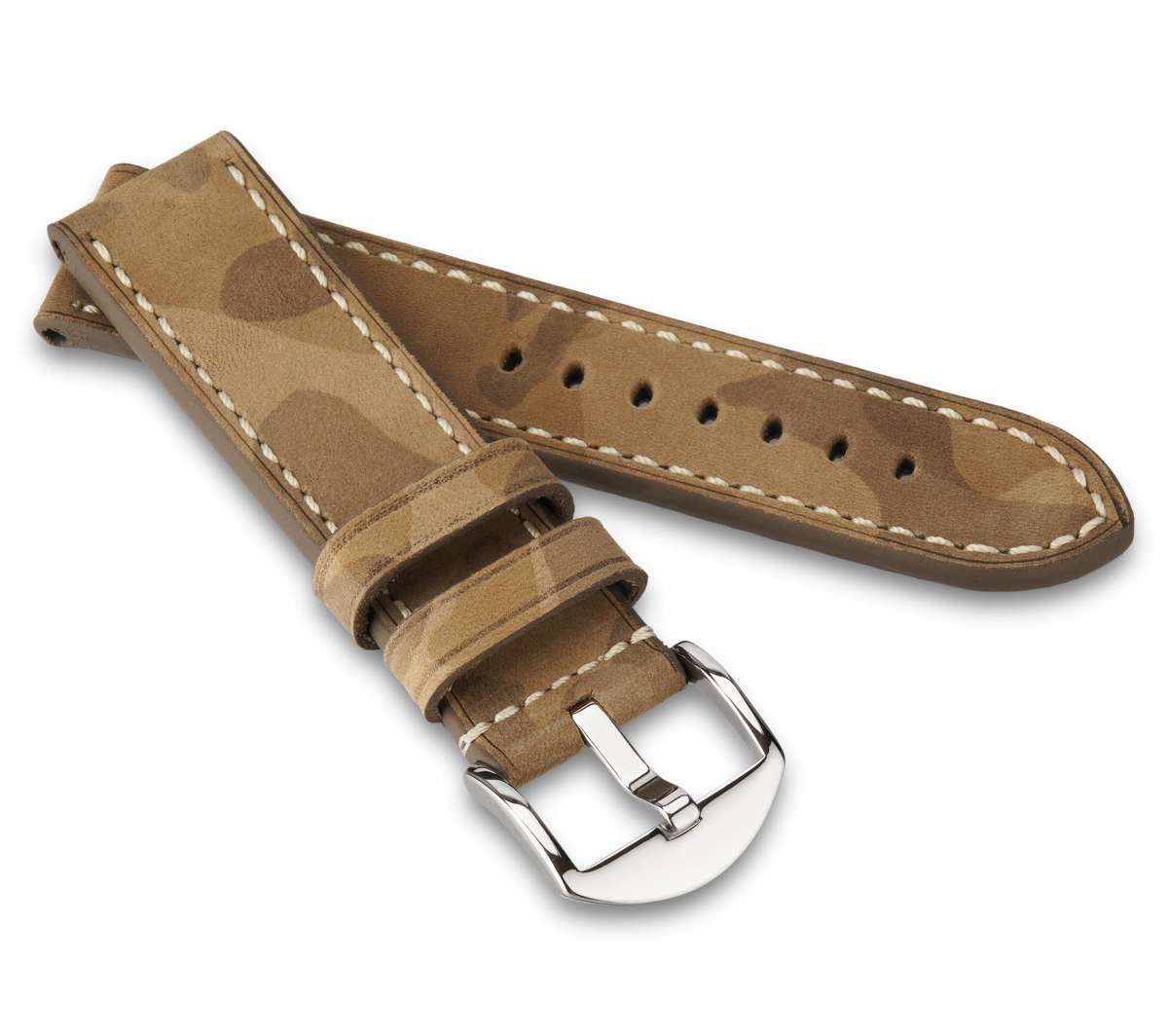 RIOS1931 Uhrenarmband 'Maryland' – Echt Vintage Canvas Mit Handnaht, 22 Mm, Made In Germany