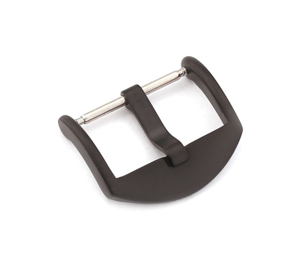 R-Tang Buckle Italy, black brushed