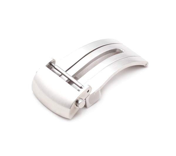 Deployment Clasp Commander, silver brushed